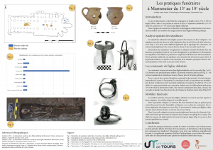 Poster à propos des pratiques funéraires à Marmoutier du 13e au 18e siècle