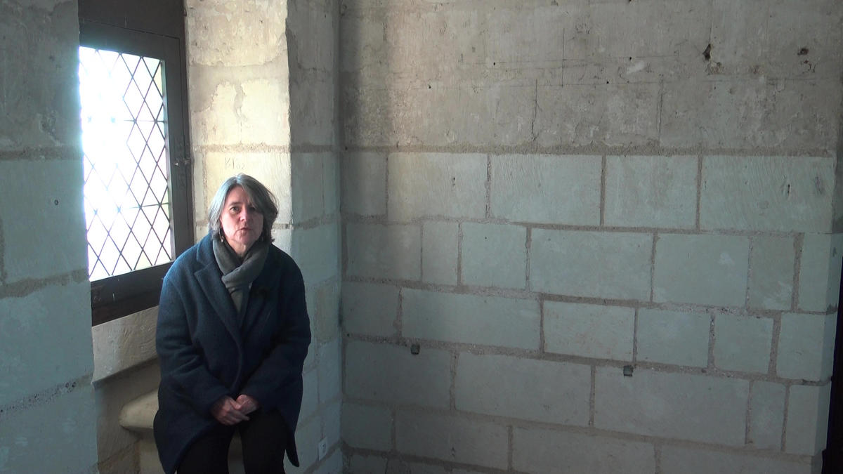 Marie-Eve Scheffer, la Tour de l’Horloge au château de Chinon