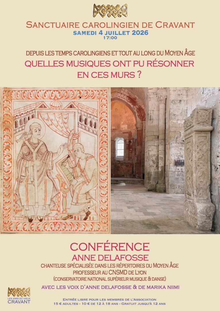 Conférence : quelles musiques dans le Sanctuaire carolingien de Cravant ?